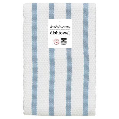 Now Designs Basketweave Dishtowel - Slate Blue