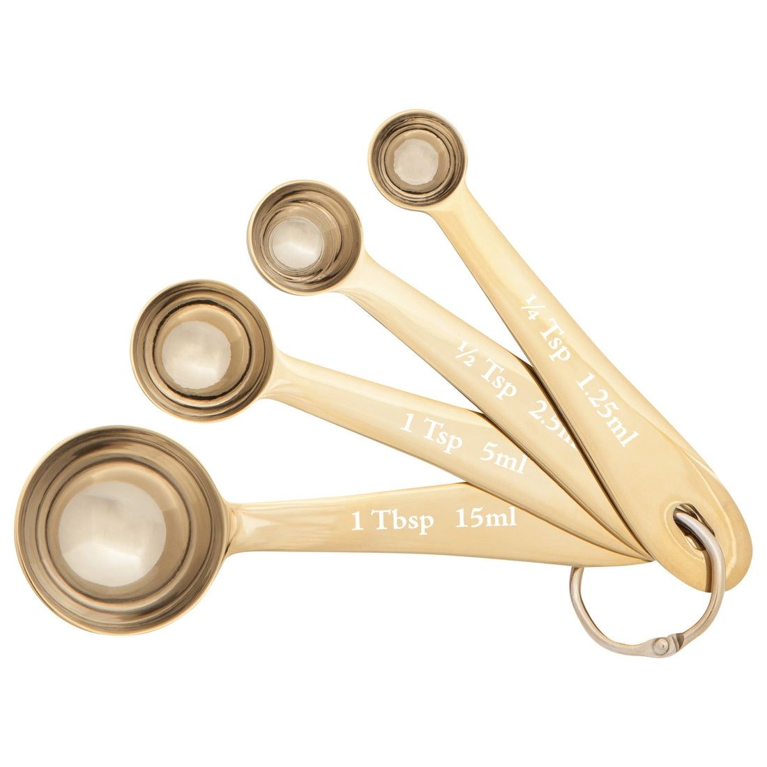 Now Designs Measuring Spoons (Set of 4) | Gold