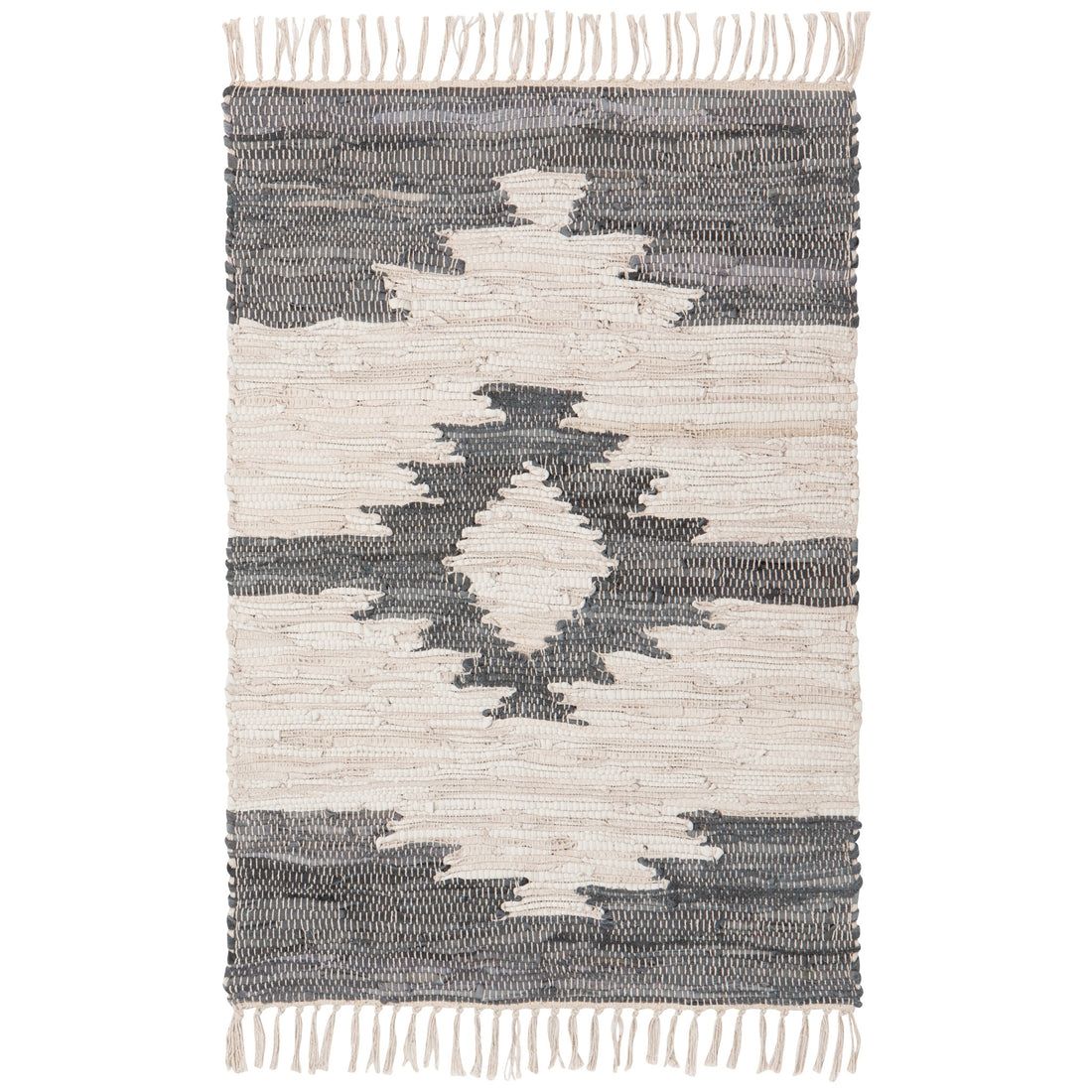 Now Designs Chindi Leather Rug | Step