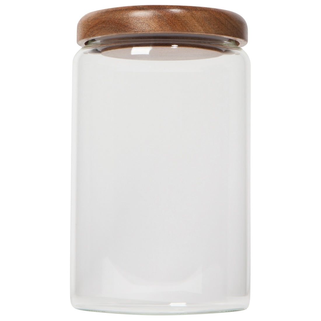 Danica Heirloom Glass Jar with Acacia Lid | Medium 32oz