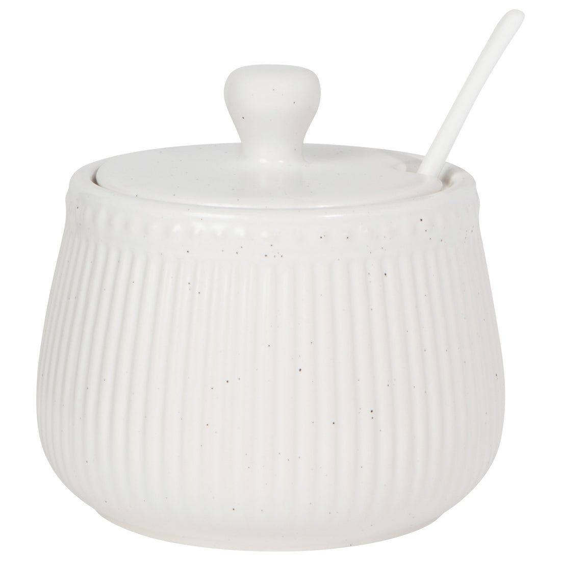 Now Designs | Speckled White Sugar Pot