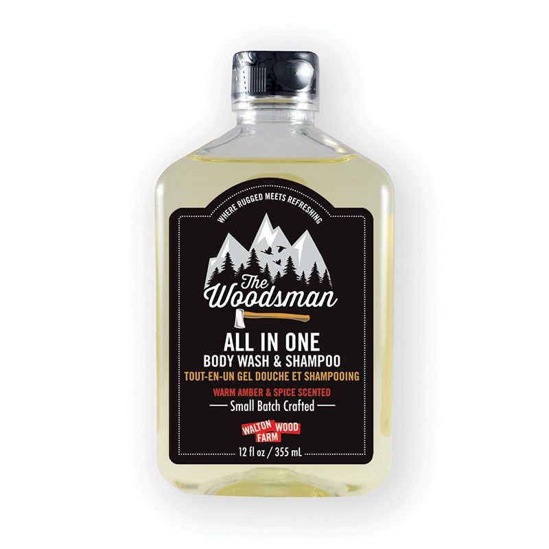 Walton Wood Farm | The Woodsman 12 oz All In One Body Wash &amp; Shampoo