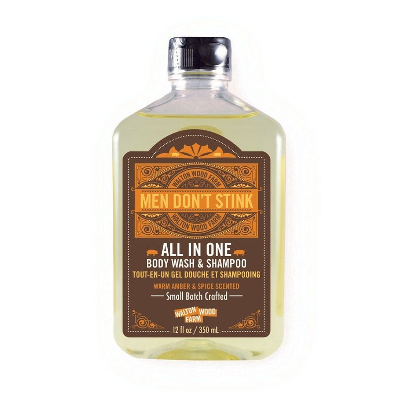 Walton Wood Farm | Men&#39;s Don&#39;t Stink 12 oz All In One Body Wash &amp; Shampoo
