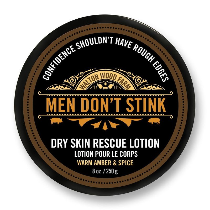 Walton Wood Farm | Men&#39;s Don&#39;t Stink 8 oz Dry Skin Rescue Lotion