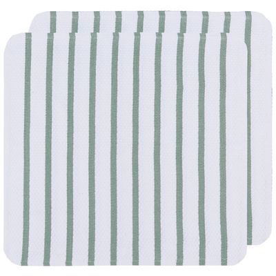 Now Designs Basketweave Dishcloths Set of 2 - Elm Green