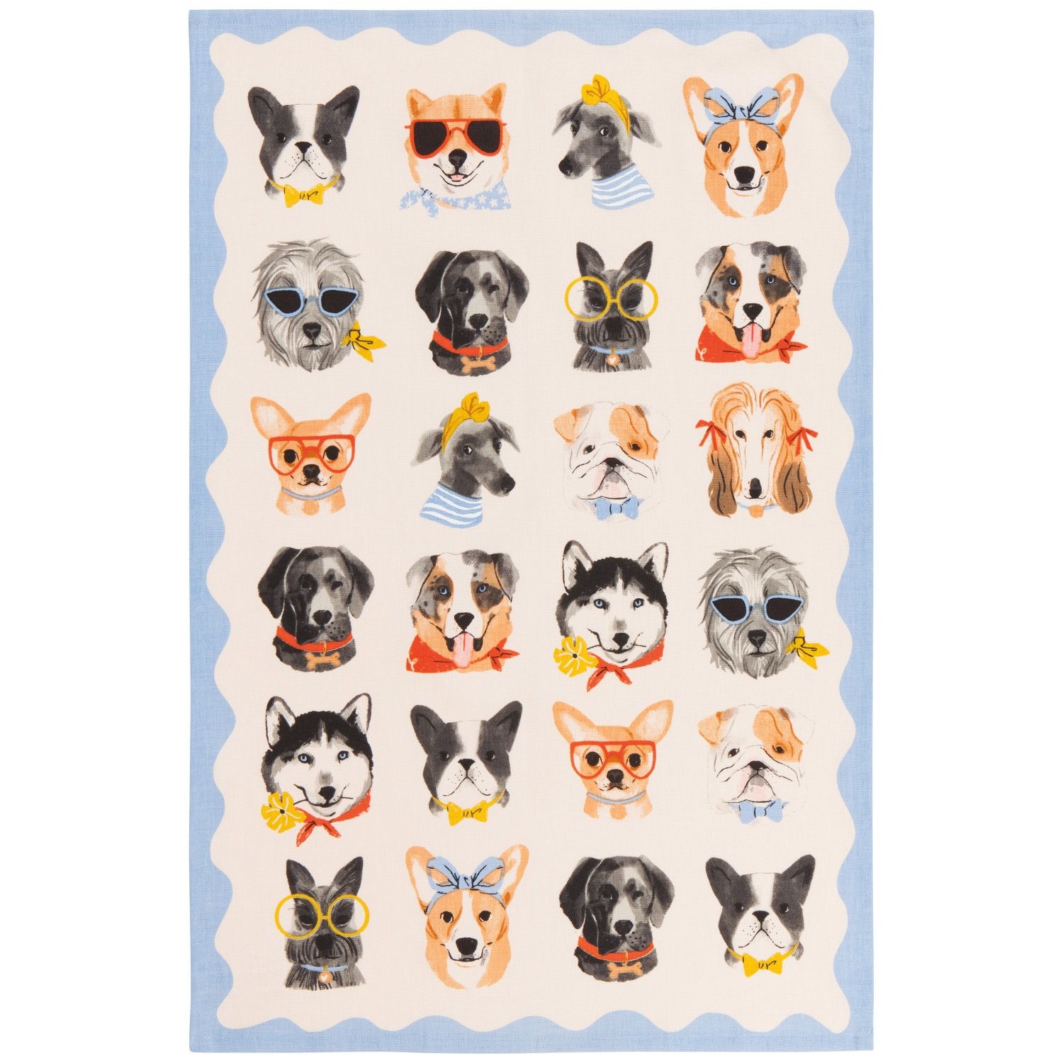 Now Designs Printed Dishtowel | Uptown Dogs