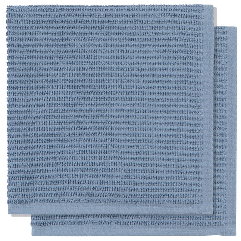 Now Designs Ripple Dishcloths (Set of 2) | Slate Blue