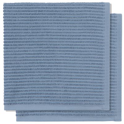 Now Designs Ripple Dishcloths (Set of 2) | Slate Blue