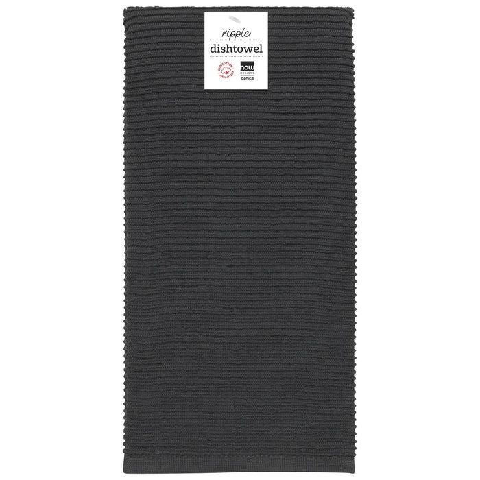 Now Designs Ripple Dishtowel | Black