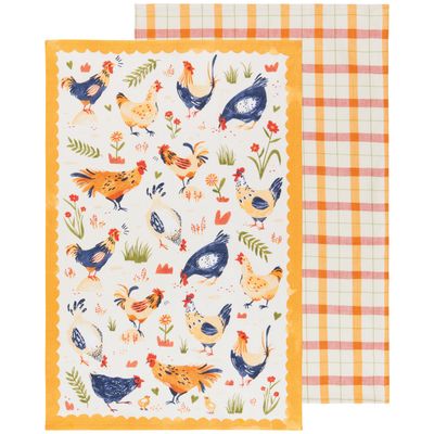 Now Designs Printed Dishtowels (Set of 2) | Free Range