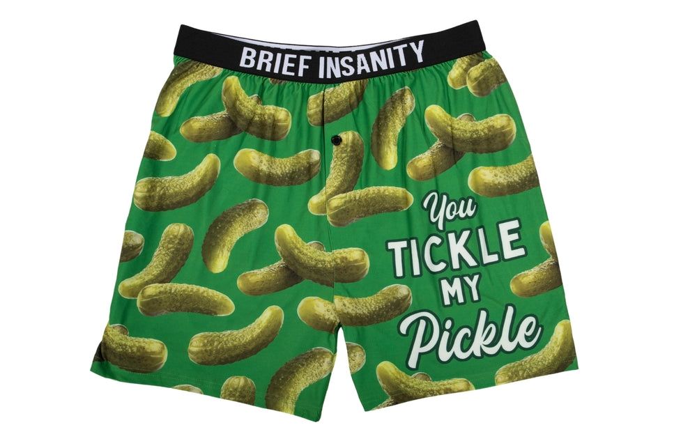 Brief Insanity Boxer Shorts | You Tickle My Pickle