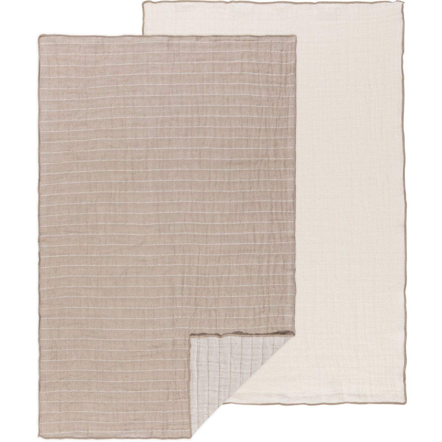 Danica Heirloom Double Weave Dishtowels (Set of 2) - Dove Grey