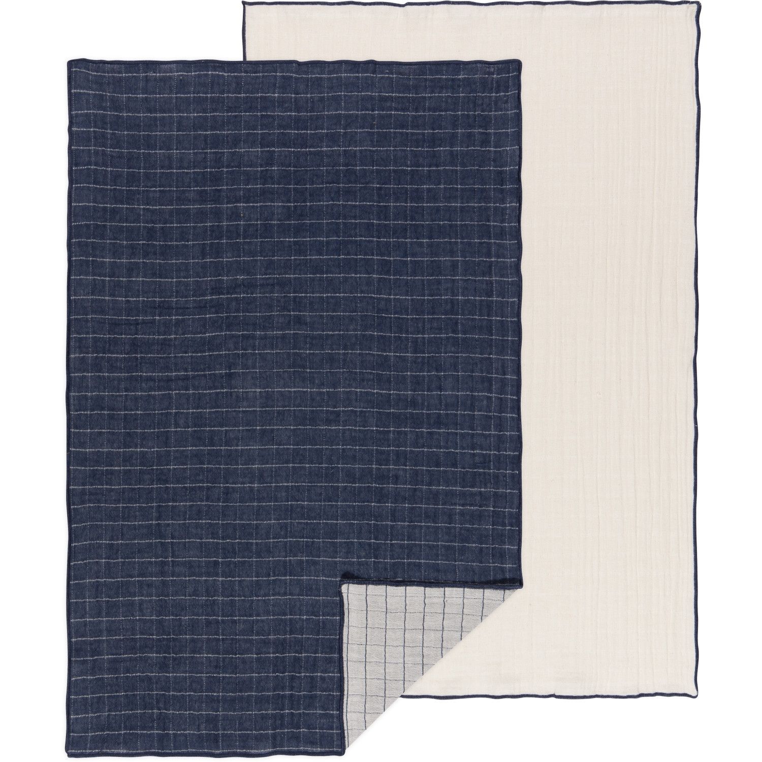 Danica Heirloom Double Weave Dishtowels (Set of 2) - Midnight
