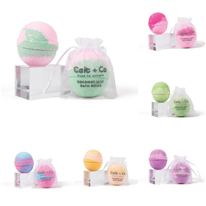 Cait + Co Coconut Milk Bath Bombs | Multiple Scents