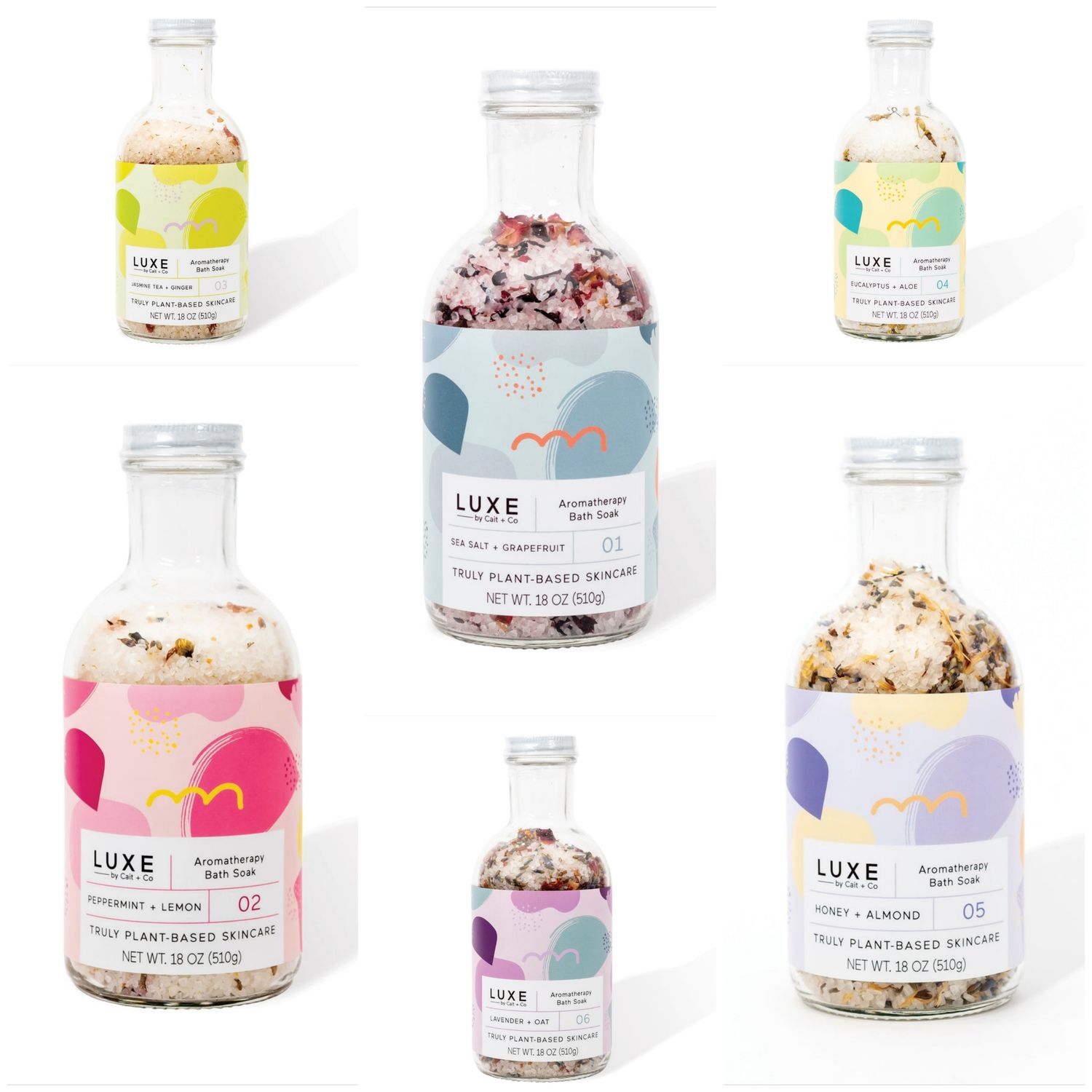 LUXE by Cait + Co Bath Salt Soak | Multiple Scents