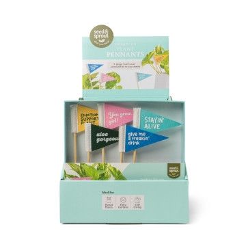 Seed &amp; Sprout Plant Pennants