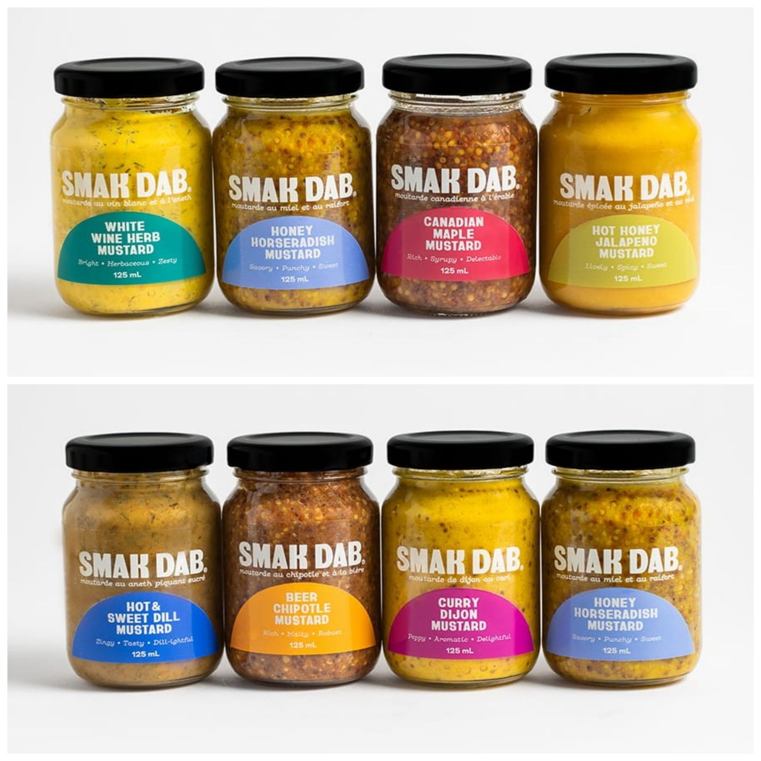 Smak Dab | Gourmet Mustard Individuals (125ml)