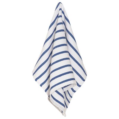 Now Designs Basketweave Dishtowel - Indigo/Royal