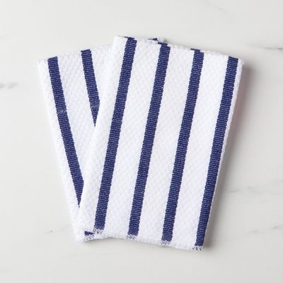 Now Designs Basketweave Dishcloths Set of 2 - Indigo/Royal