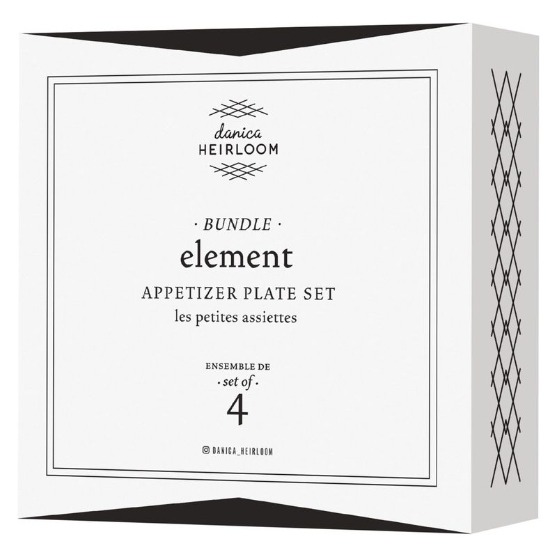 Danica Heirloom Appetizer Plates | Element (Set of 4)