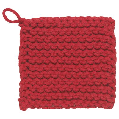 Danica Heirloom Knit Potholder | Chilli
