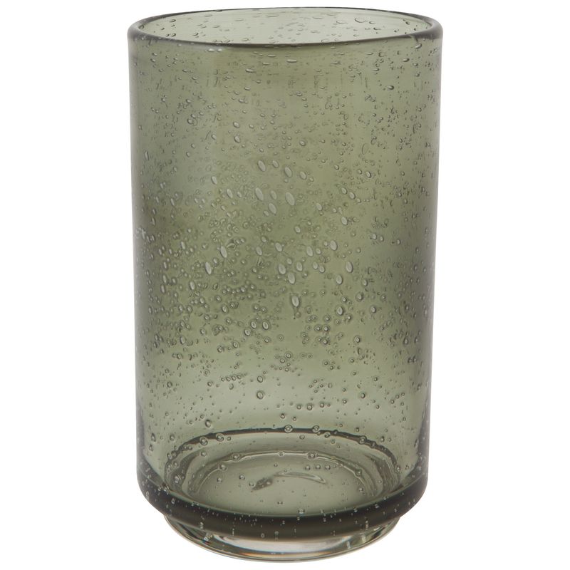 Danica Bubbled Tumbler 17 oz Glass | Agave
