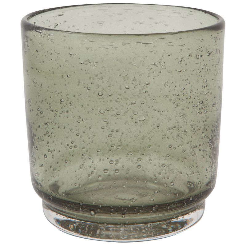 Danica Bubbled Tumbler 12 oz Glass | Agave