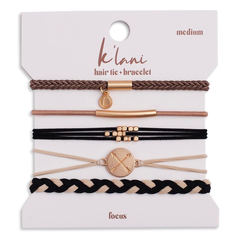K&#39;lani Hair Tie + Bracelet | Focus (Multiple Sizes)