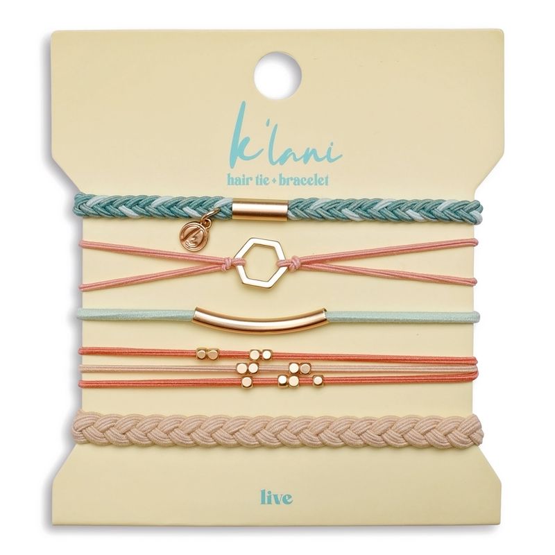 K&#39;lani Hair Tie + Bracelet | Live (Multiple Sizes)
