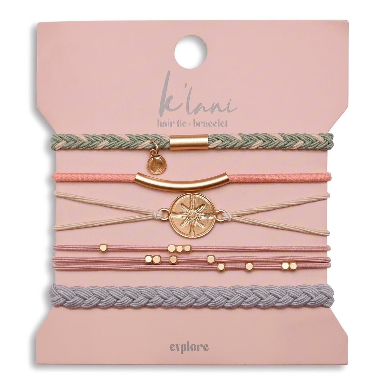 K&#39;lani Hair Tie + Bracelet | Explore (Multiple Sizes)