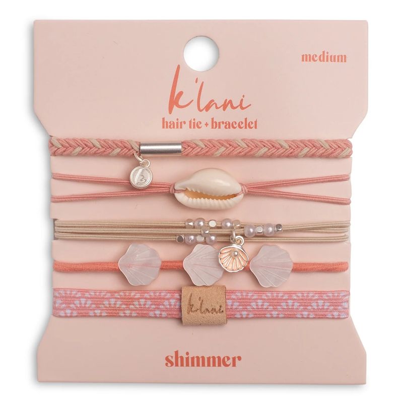 K&#39;lani Hair Tie + Bracelet | Shimmer (Multiple Sizes)