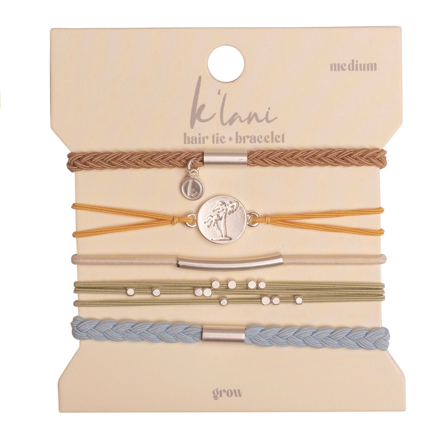 K&#39;lani Hair Tie + Bracelet | Grow (Multiple Sizes)