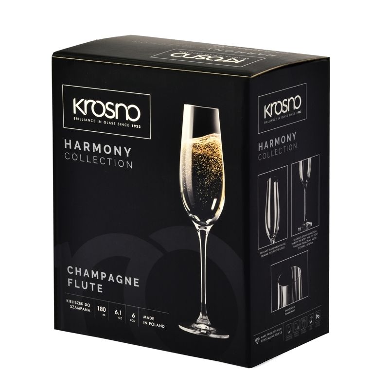 Krosno | 200ml Champagne Flute (Set of 6)
