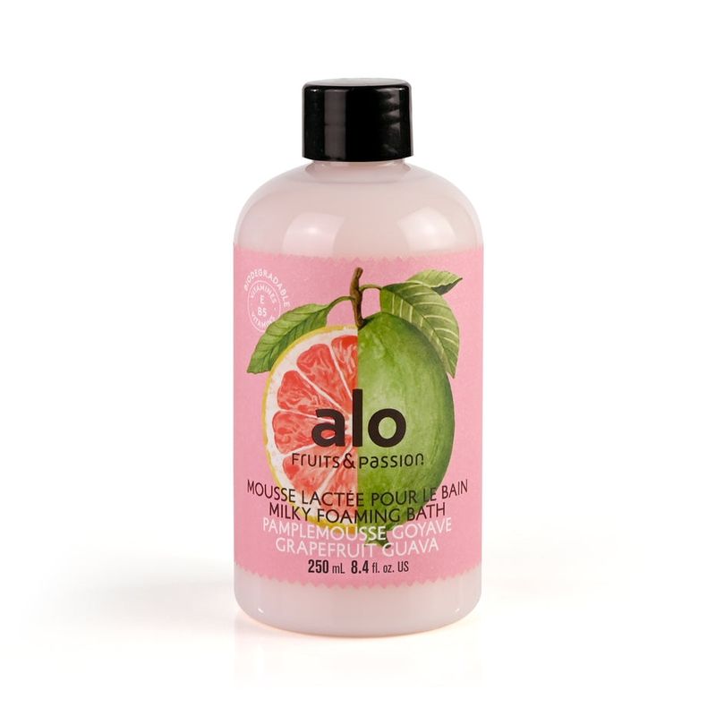 Fruits &amp; Passion 250ml Milky Foaming Bath | Grapefruit Guava