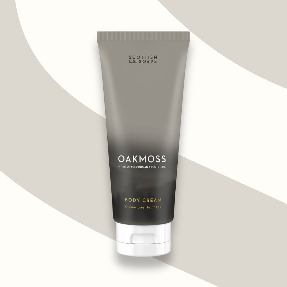 Scottish Fine Soaps 200ml Body Cream | Oakmoss