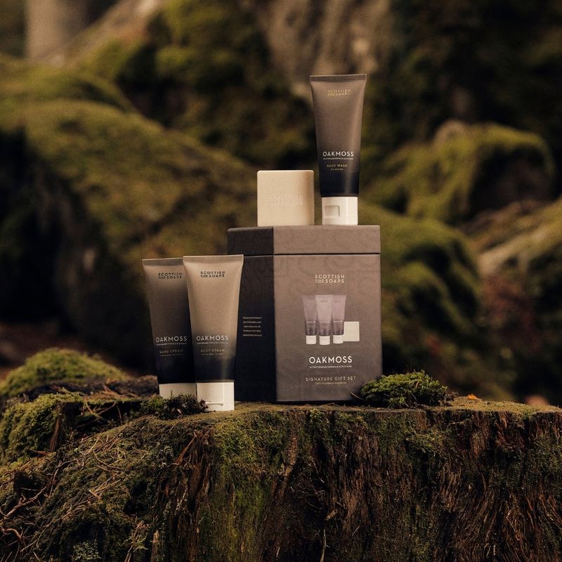 Scottish Fine Soaps Signature Gift Set | Oakmoss