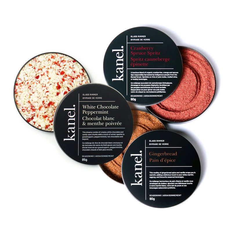 Kanel Glass Rimmers | Holiday Cocktail Trio