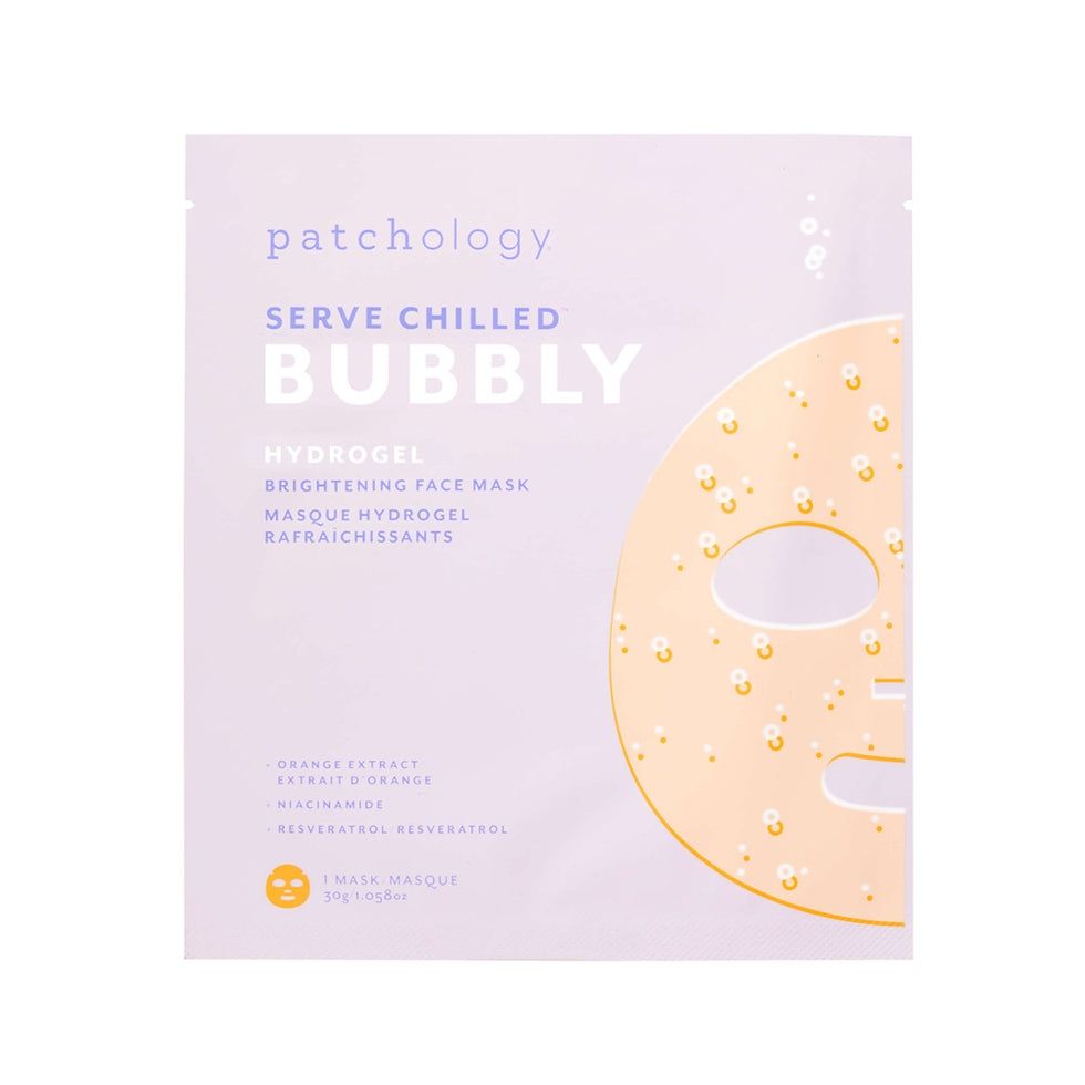 Patchology Hydrogel Face Sheet Mask | Brightening - Serve Chilled Bubbly