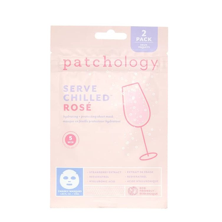 Patchology Face Sheet Mask (Set of 2) | Hydrating - Serve Chilled Rosé 