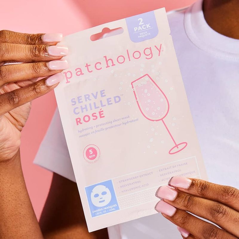 Patchology Face Sheet Mask (Set of 2) | Hydrating - Serve Chilled Rosé 