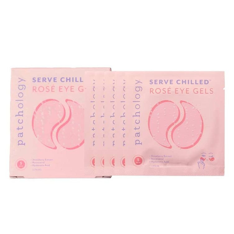 Patchology Hydrogel Eye Gels (5 pair) |  Hydrating &amp; Smoothing - Serve Chilled Rosé