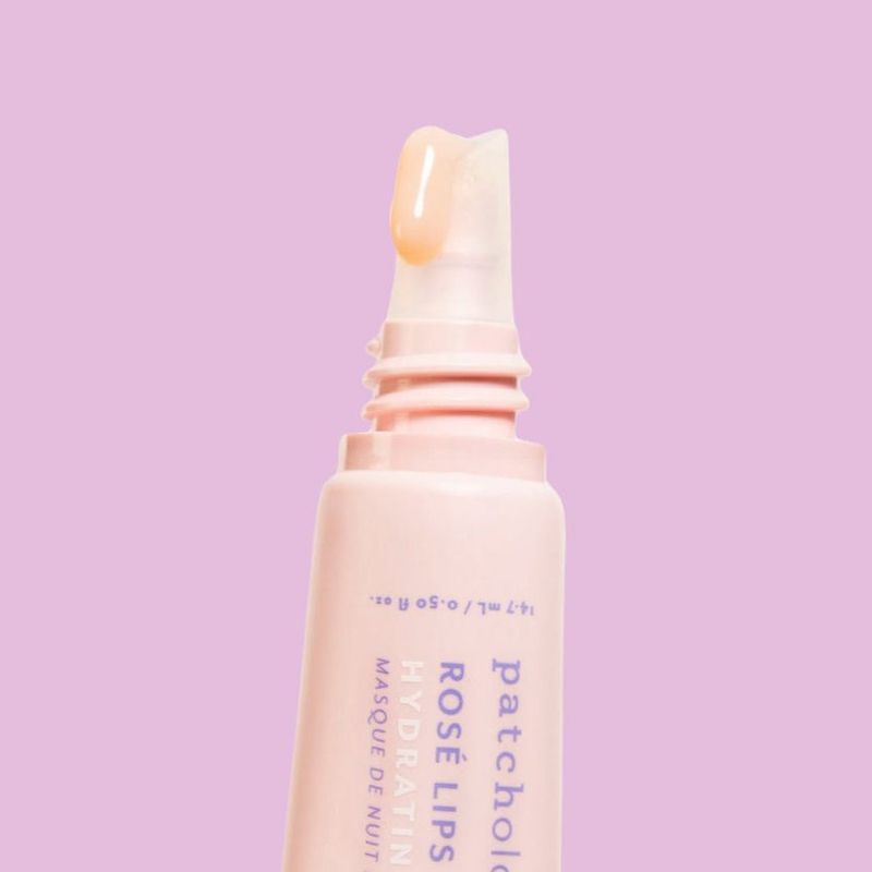 Patchology Hydrating Sleeping Mask | Overnight Plumping Lip Mask - Rosé Lips 