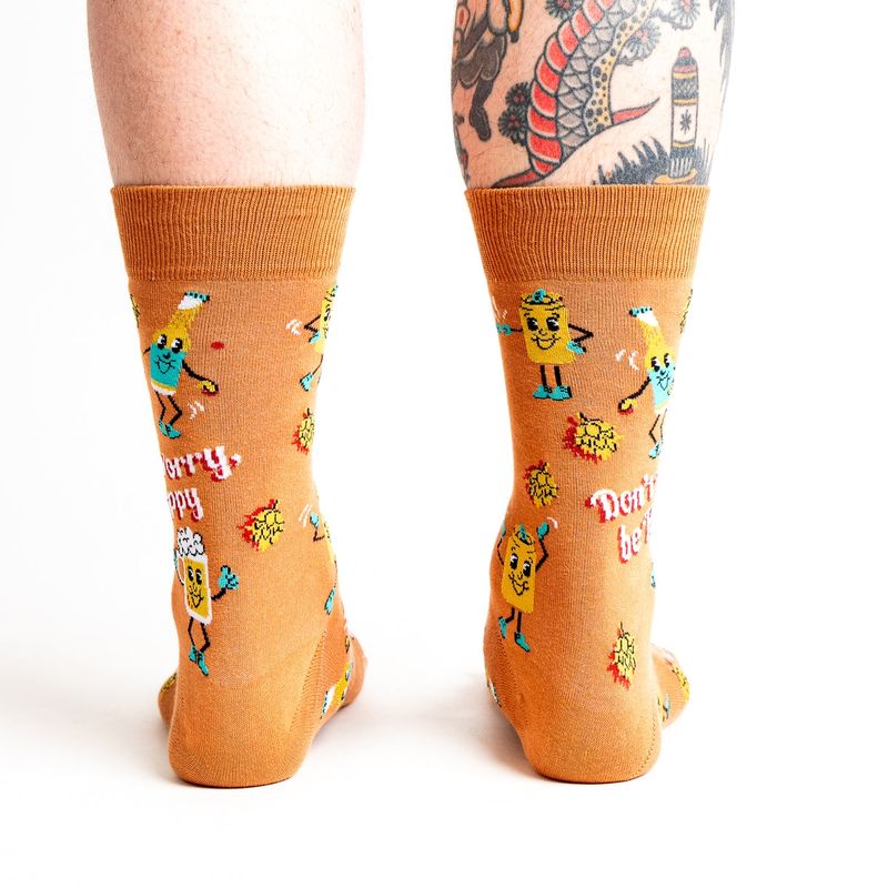 Sock It To Me - Men's Crew Socks | Don't Worry, Be Hoppy