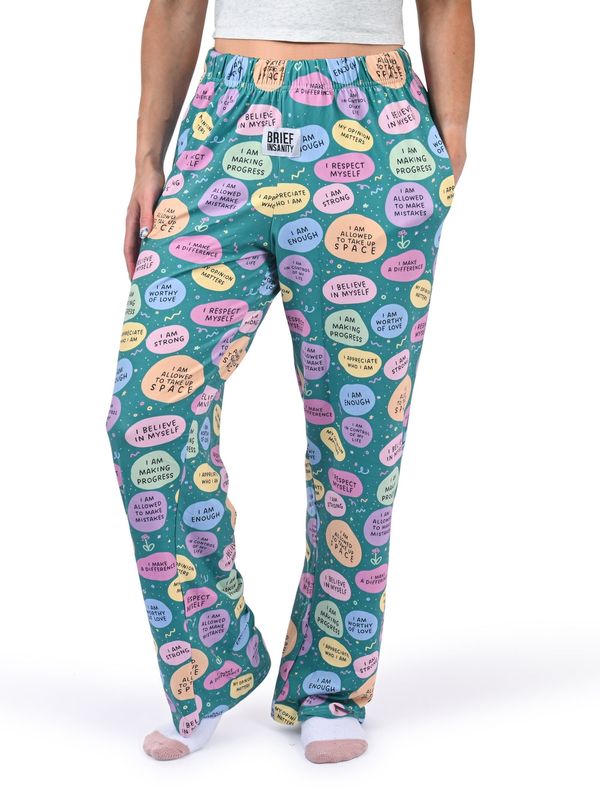Brief Insanity Sleep Pants | Positive Affirmation