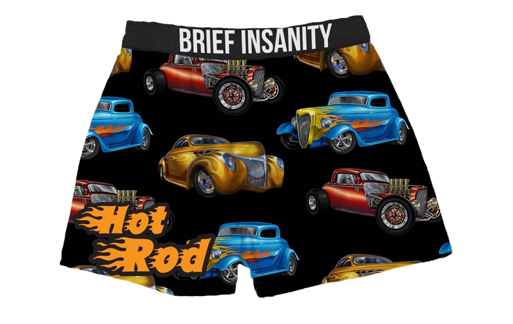 Brief Insanity Boxer Shorts | Hot Rod