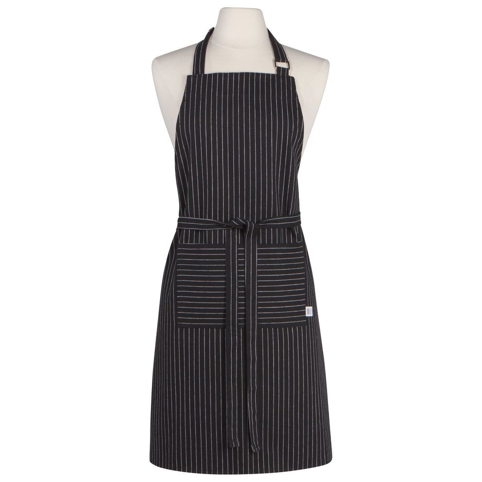 Now Designs Chef Apron - Black Pinstripe