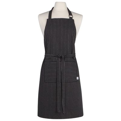 Now Designs Chef Apron - Black Pinstripe