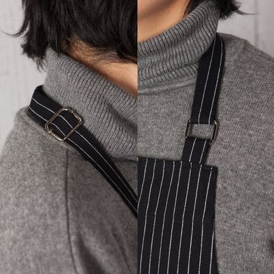 Now Designs Chef Apron - Black Pinstripe