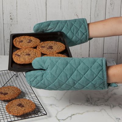 Danica Heirloom Stonewash Oven Mitt (Set of 2) - Lagoon