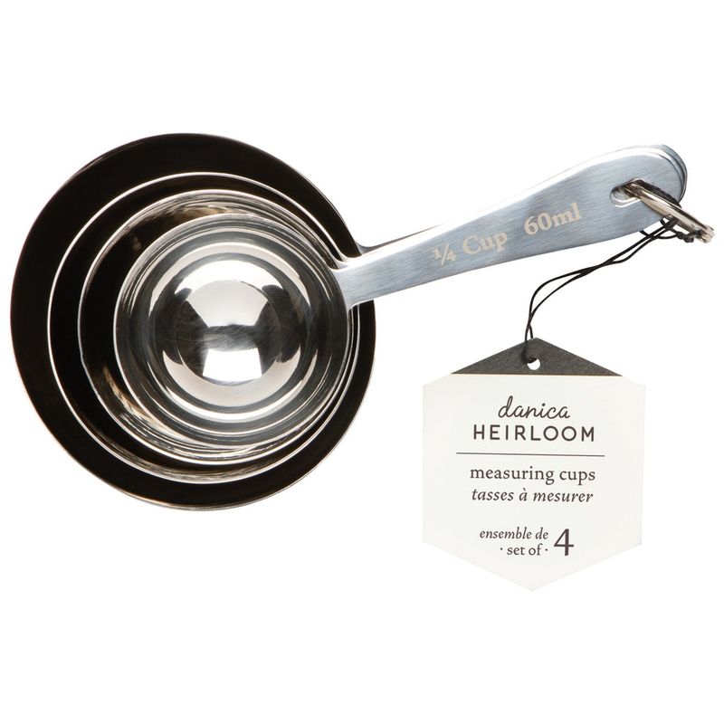 Danica Heirloom Measuring Cups (Set of 4) | Silver